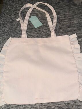Bath and Body Works Light Pink Ruffle Tote Bag - Brand Unspecified